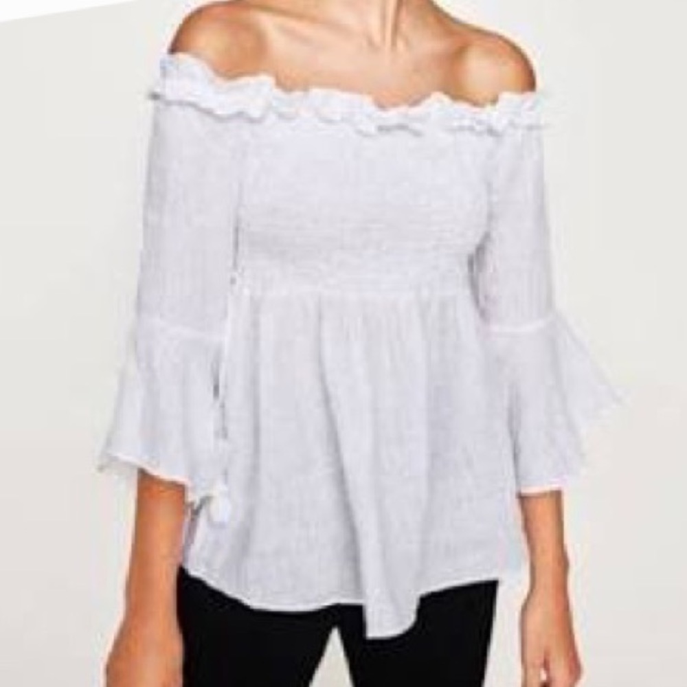 ZARA peplum top